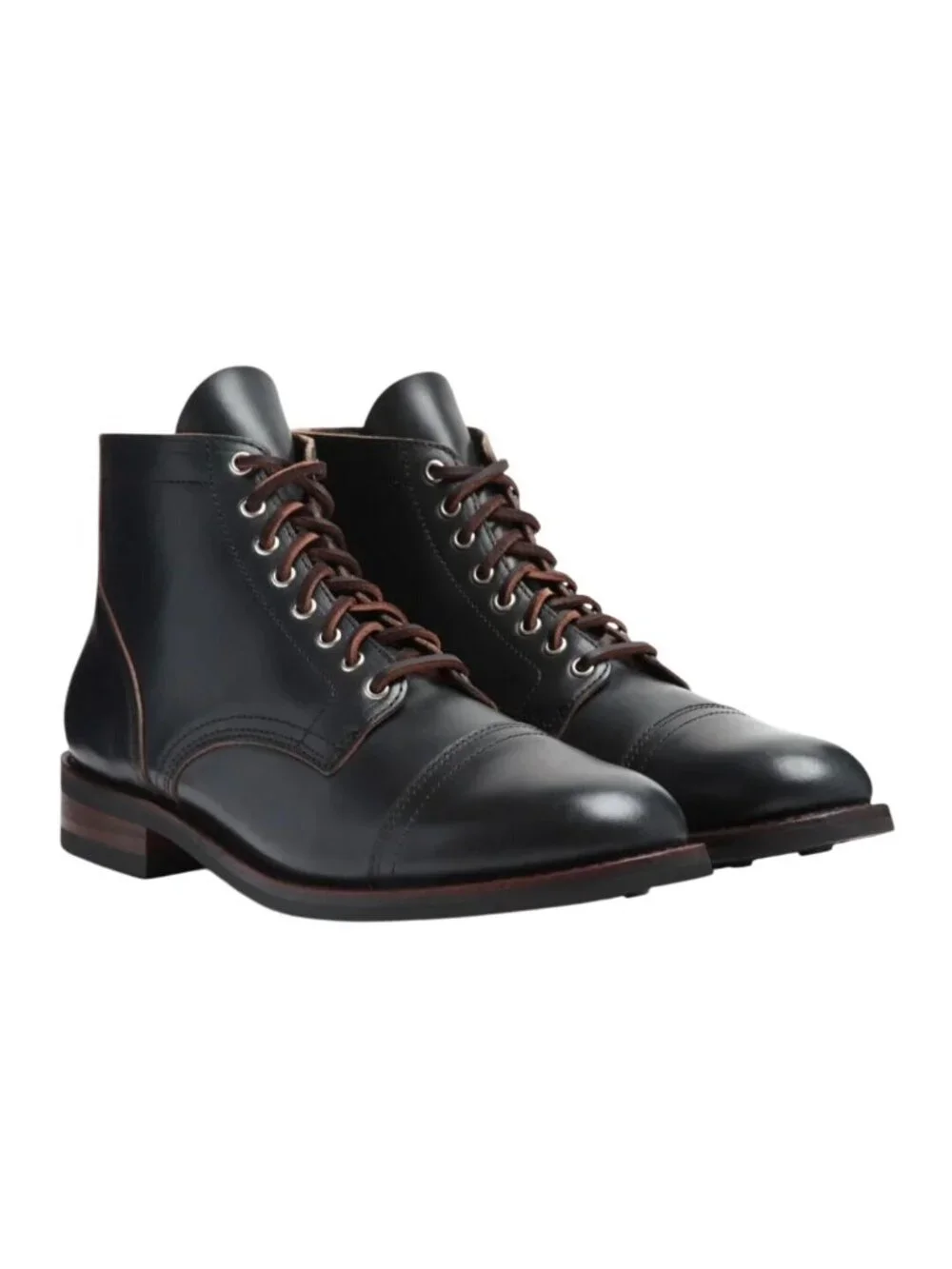 Thursday Boot Company The Vanguard Black Leather Lace Up Boots Size 7D
